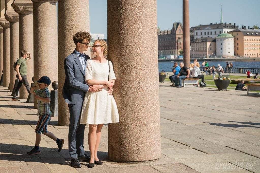 bröllopsfotografering stadshuset